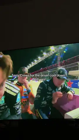 Actually, love that! #terrycrews#formulaone#lasvegas#f1#cadillacf1 