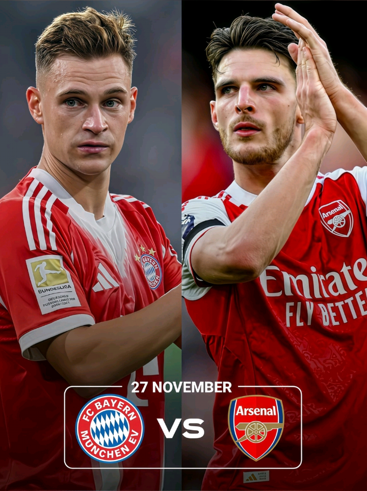 NEXT MATCH !! Arsenal Vs Bayern Munich 🥵🔥 Prediksi Skor Club Yang Lagi Op Berapa?😎 #bayernmunich #arsenal #ucl #michaelolise #declanrice #jjbola #footballtiktok #football 