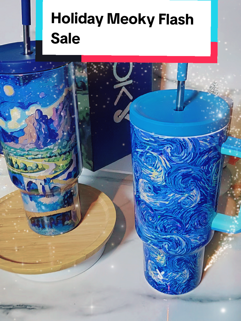 The Meoky holiday tumblers are even more magical in person 😭✨ I’m obsessed with every one of these prints. They’re on flash sale right now, and the TikTok Shop coupons stack with the Meoky coupons — plus fast shipping If you’re building your Christmas cup collection… this is the sign. 🎅 @MEOKY official #christmasgiftideas #TikTokShopCreatorPicks #TikTokShopCyberMondayDeals #TikTokShopBFCM #TikTokShopBlackFridayDeals 