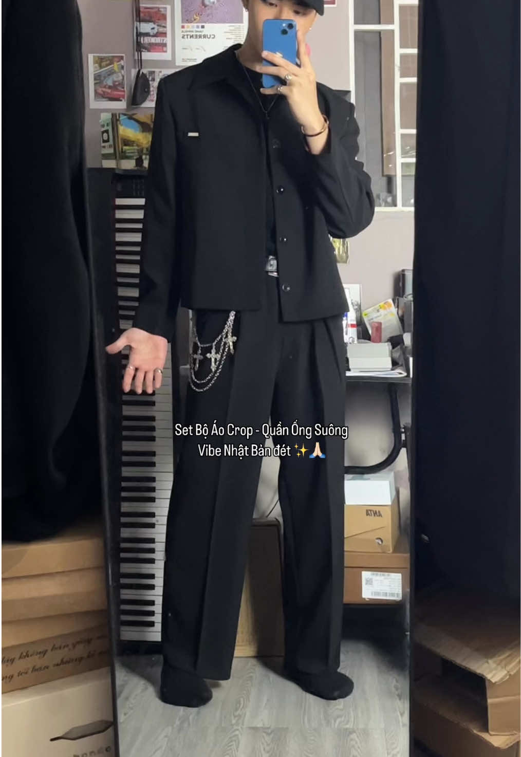 Mua cả bộ, hay mua lẻ áo - quần đều đẹp ae ơiiii #aokhoacnam #quanvaiongrong #quantayongsuong #aokhoacboxy #armceo 