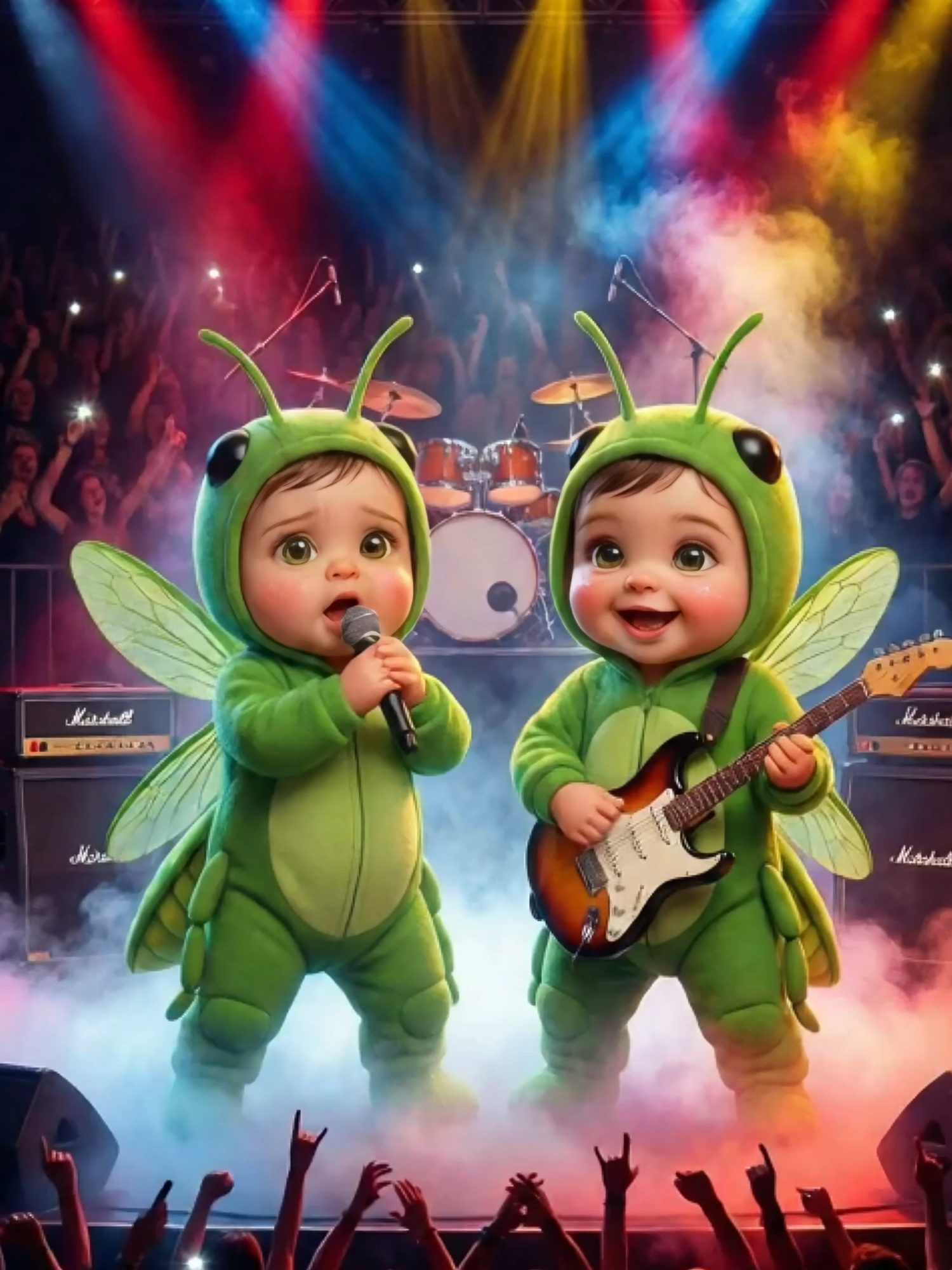 CON CÀO CÀO - ROCK Con cào cào có cái cánh xanh xanh Nó bay rất nhanh từ lùm cây sang bụi cỏ Con cào cào rất thích thể thao Nên mới bay nhanh mới nhảy rất cao Muốn khỏe mạnh thì hãy tập thể thao Ai muốn khoẻ đẹp thì xin tập thể thao... #nhacchaymoingay #funy #rock #xuhuong #nhacthieunhii #nhacthieunhichobe #nhacchobe #kids #viral #kidstiktok #tiktokkids #thieunhi #concaocao