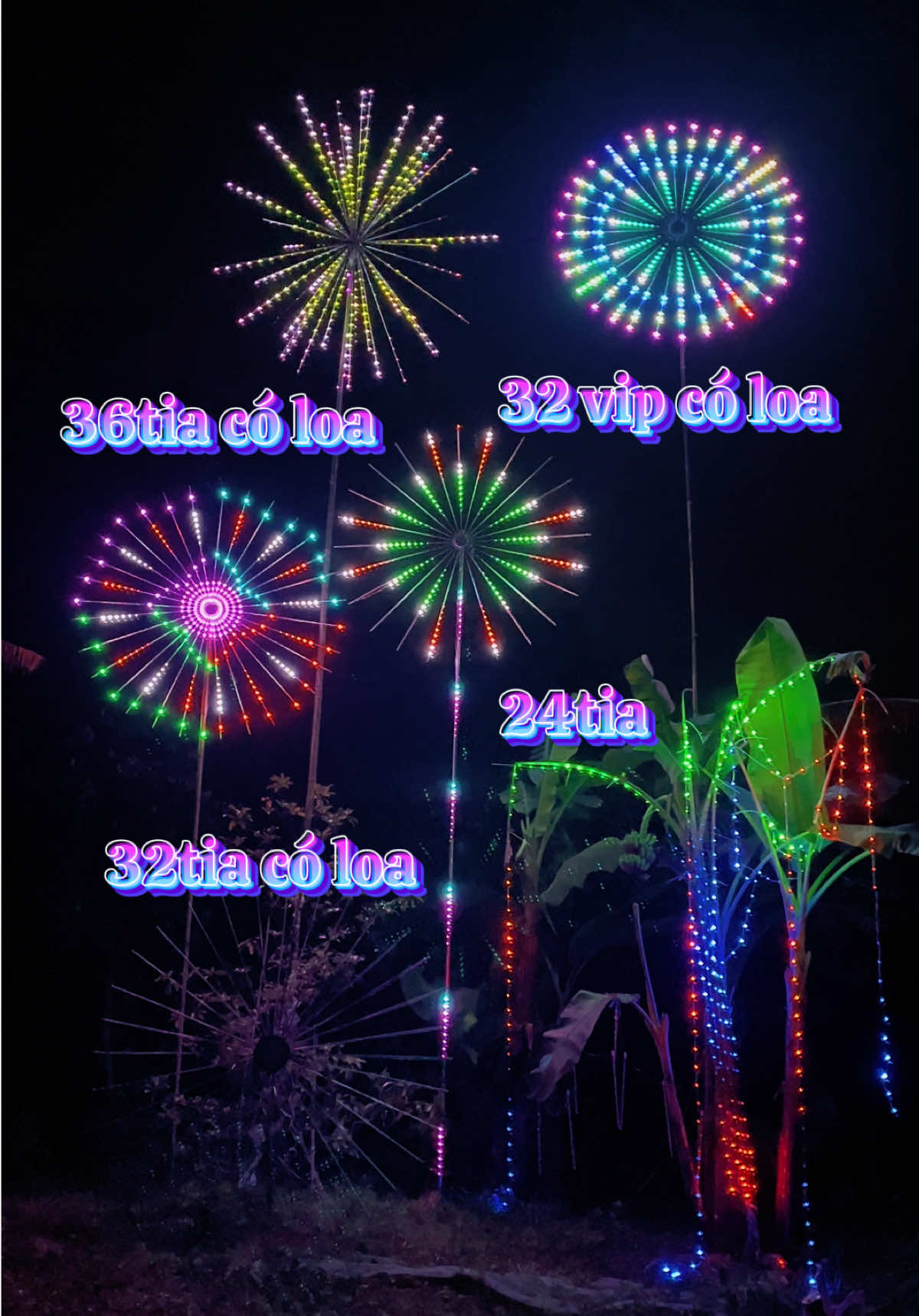 Các mẫu đèn led pháo hoa vip chơi Tết 2026 🧧🌸🧧 #denledphaohoangoaitroi #ledphaohoa #decor #nguyencuongshop68 #tet2026  @Led pháo hoa - Kho đèn led 