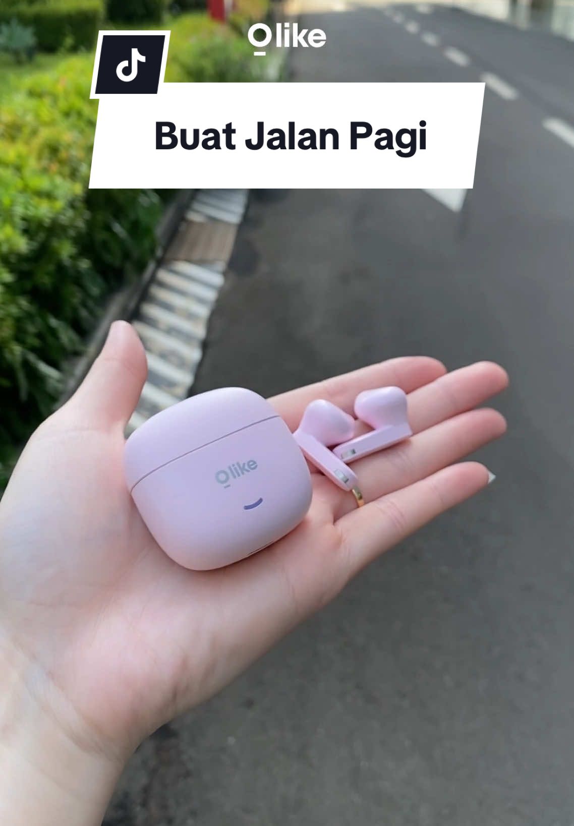 Enaaaaaaa banget buat dipake lari / jalan pagi sebelum kerja 🥰😘 #olike #tiktokindonesia #aksesoris #OlikeSmartAccessories #twsbluetooth #tws #twsmurah #twsgaming 