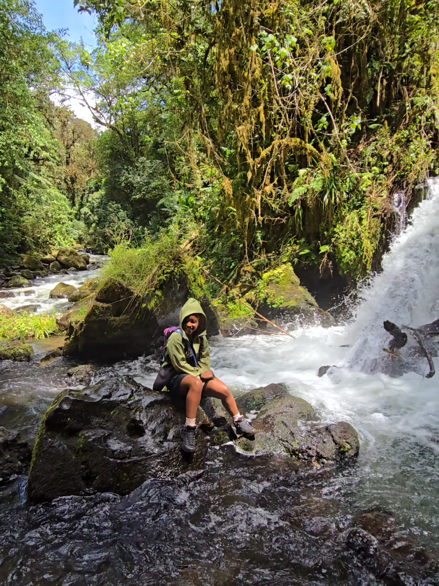 💚This  waterfall is  forever part of me🤍🪷 📍Kathandeini forest #waterfall #forest #mountains #Hiking #Outdoors 