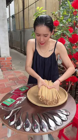 Trả lời @Em ngân bình định Nhà nào cũng nên có bộ đũa tre già, sạch bền #duatre #duatregia #duatregiatunhien #giadungnhabep 