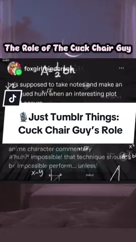 The truth behind the guy in the cuck chair… Voiced over by me :)  #fyp #voiceover #memes #tumblrmemes #cuckchair 