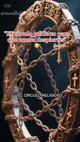 “El círculo perfecto para que nunca despiertes”#ReflexiónDelDía #Conciencia #RazonarEsLibertad #MasAllaDelDogma