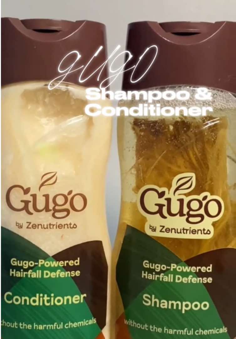 GUGO shampo and conditioner by Zenutrients✨ For hair fall problems💖 #gugoshampooandconditioner #zenutrients #shower #bath 