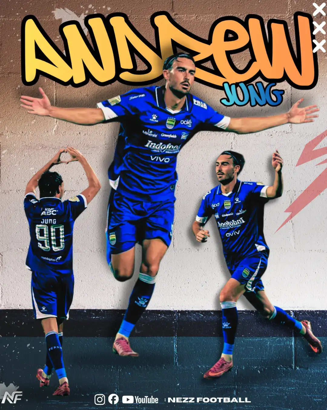 Goal scorer for Persib Bandung Andrew Jung 💙💙💙💙💙⚔️ Main , menang dan Terus Lapar ?? #andrewjung #persib #persibbandung #foryou #fyp 