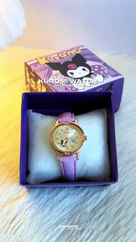 part 1541| affordable kuromi watch with box na perfect Christmas gift for kids💜✨ #kuromiwatch #watchforkids #kidswatch #giftideasforkids #recosbyella🔎 