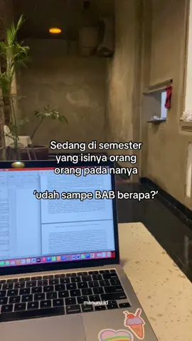 Kenapa semester ini isinya orang orang pada nanya udah sampe BAB berapa mulu? Kaya pada ambis banget dahh #tipsskripsi #skripsihack #skripsi  #plagiasi 