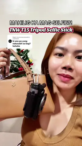 Replying to @prncssconsuela Grabe sobrang useful nito lalo na sa mga lakad na maliit lang ang bag kasi pwede lang isabit sa gilid! Must have lalo na ngayon holidays @TNW PH TEAM #TnwMiniSelfieStick #Tripod #selfie #contentcreatormusthaves #GiftIdeas 