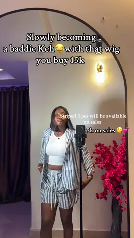 Striped 3 pcs will be available on sales for just 9k don’t miss out  #3pcsset #striped3pieces#fyppppppppppppppppppppppp #SmallBusiness #viraltiktok 