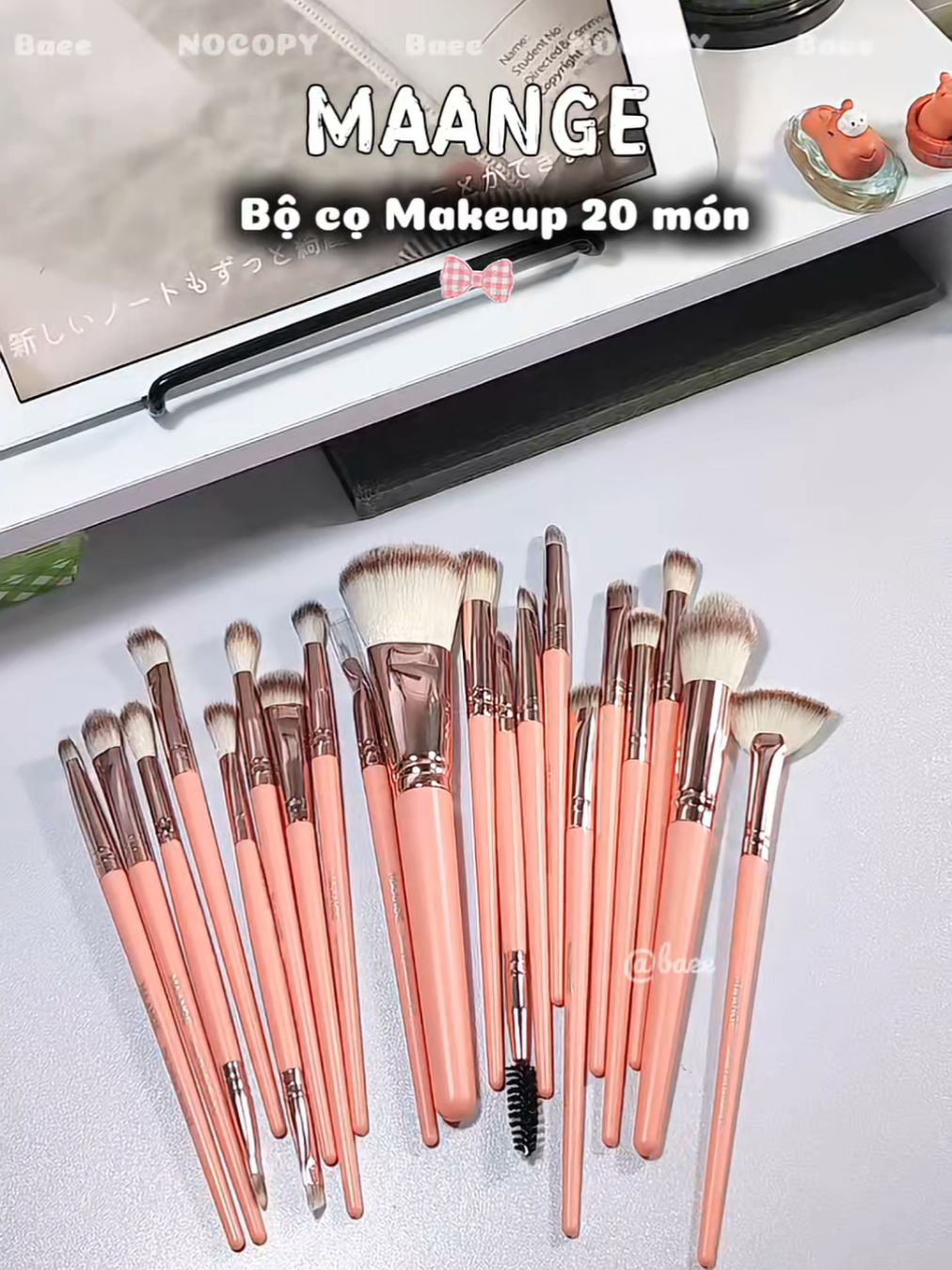 Bộ cọ makeup Xịn sò Xinh xắn🎀 #comakeup #maange #comakeupchuyennghiep #makeup #unboxing 