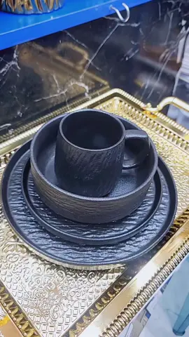 Pure class 💯 24pc stoneware dinner set.. 6pcs dinner set 6pcs side plate 6pcs bowls 6pcs cups #plate  #dinnerset  #minimalist  #aesthetic  #foryou 