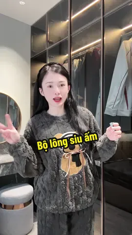 B01 Bộ Ngủ Lông Cún Con Xoắn #landaulamvo 