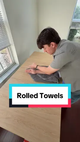 This method for rolling towels might be a pass