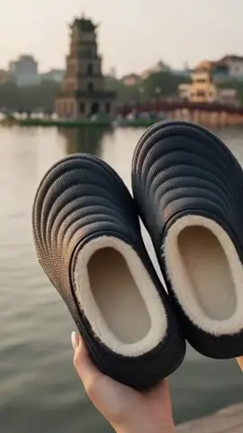 Dép sục lót lông cừu #binstore #reviewgiay #giaythethao #giay #depxinh 