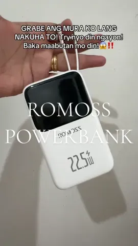 Basta tatak ROMOSS alam mong quality talaga! 😍‼️ #romosspowerbank #romoss #powerbank #2000mahpowerbank 