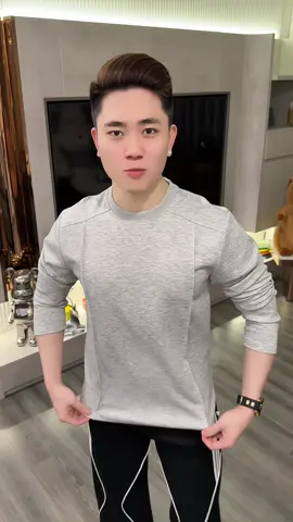 Áo Thun Dài Tay Cổ Tròn Form C