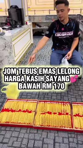 ‼️(EMAS 916 ORIGINAL)‼️ Emas ni kami lelong murah sebab kami nak dapat duit kedai  yang diambil oleh costumer saat dia gadai barang tu, Pembayaran tertunggak Selama 1 Tahun sebab tu barang kmi lelong murah. - Boleh Dipercayai  Amanah 100%  Nak tengok gmbr lain sila ws sahaja , no ws ada kat bio🥰 #tiktokmalaysia #fyp #emas #emas916 #jewelry 