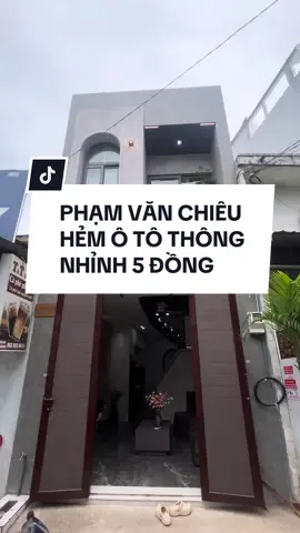 HẺM TO, Phạm văn chiêu, 35m2, sổ đẹp, tặng full nội thất #myhouse #myhome #nhadep #nhadatgiare #nhapho 