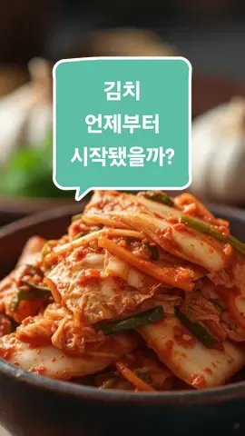김치 그 시작은?#김치 #역사 #기원 #한국사 