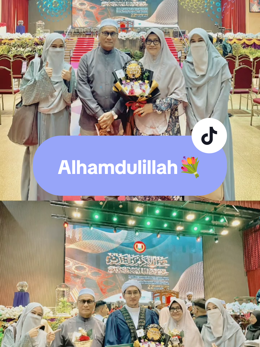 Alhamdulillah dari pondok family @almadrasahalhashimiah 🤍 Tahniah untuk Graduan Lepasan Pondok Madrasah Al-Hashimiah yang menerima Graduan semalam 🤍 tahniah jugak untuk semua 🤲🎀💐🧑‍🎓  #alhamdulillah #konvo #pondok #kedah #unishams 