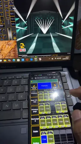 tes tes#promomakanharian #lightingdesigner #lightingkarnaval #grandma2onpc #MA2 