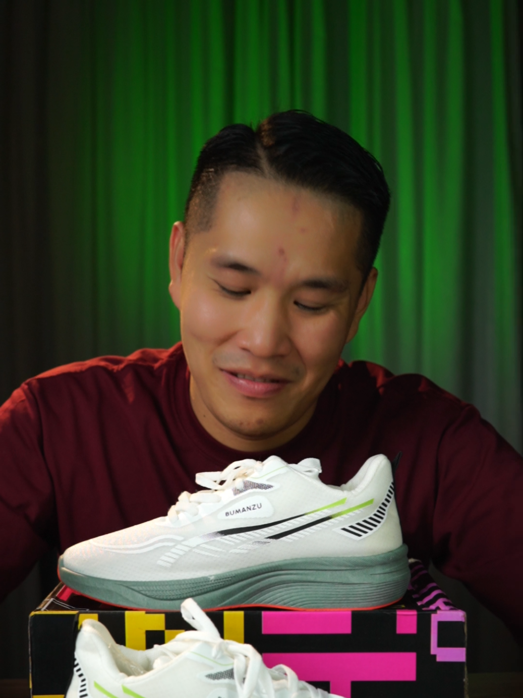 Giày sneaker vải mesh thoáng khí phối trắng – xanh rêu – cam lạ mắt, đế cao su mềm hỗ trợ đi học – đi làm – đi chơi mỗi ngày, màu Trắng GT82 size 39–44 #haigiay #giaythethao #giaynam #giaytrang #giaydiemdang 