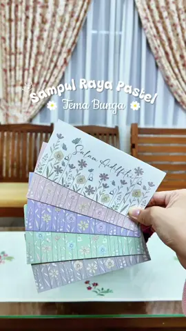 Sampul duit raya tema bunga, pilihan warna pastel 🌸 #sampulraya #sampulduitraya #sampulrayapremium #sampulrayacantik #sampulrayaviral 