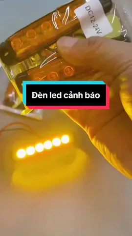 Đèn led cảnh báo mặt calang xe, đèn tín hiệu hông xe 12v-24v 