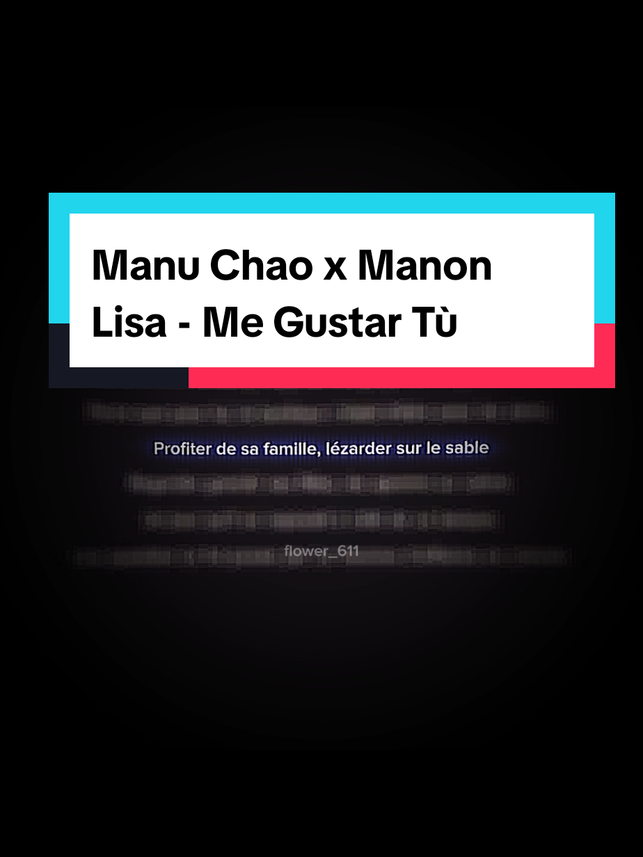 Все треки в тг канале: tracks_com Manu Chao x Manon Lisa - Me Gustar Tù #музыка #футаж #футажстекстом #Chanson 
