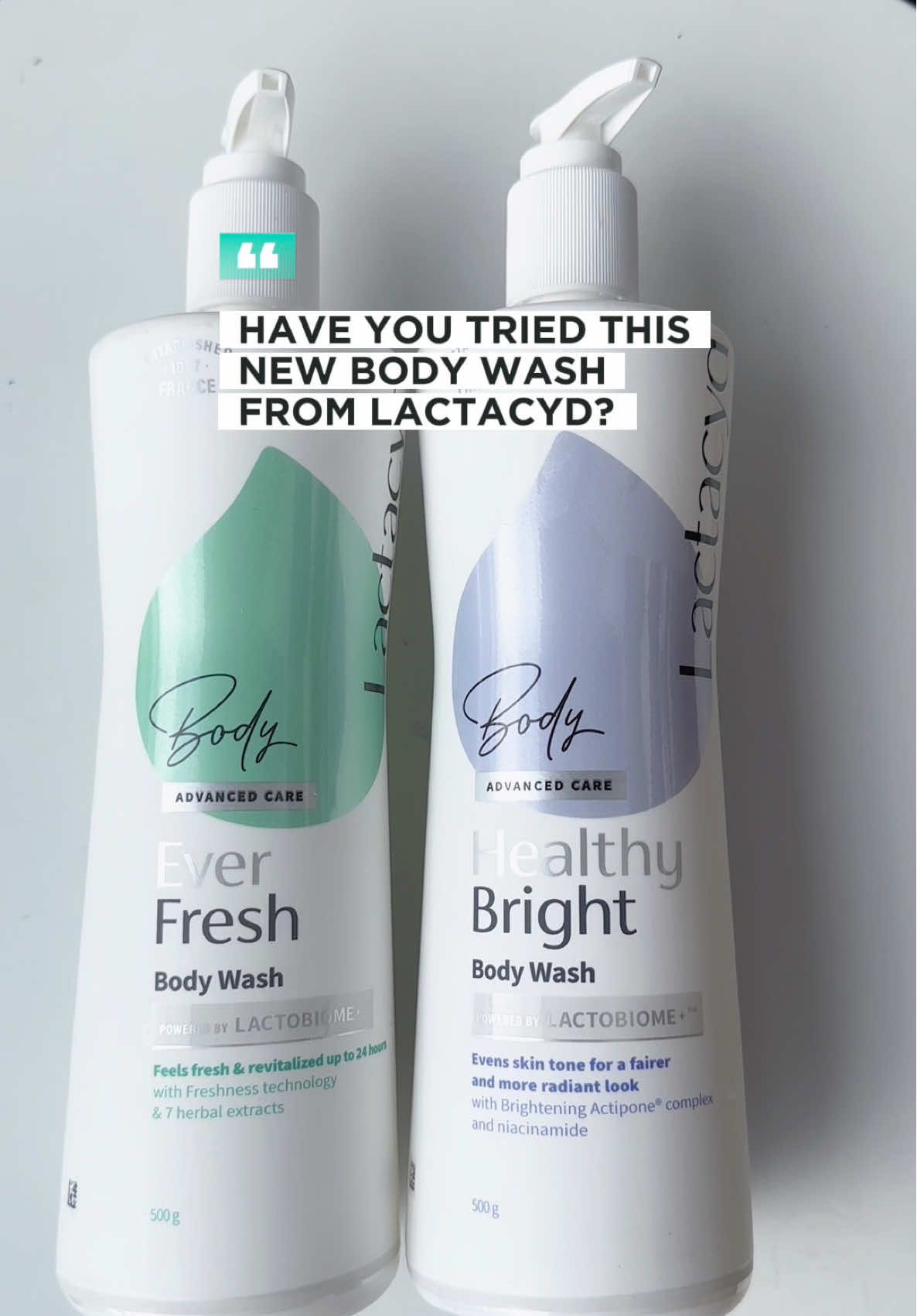 Body wash duo 🛁🫧 “Fresh or glowing? Why not both? @lactacydph #lactacyd #lactacydeverfresh  #lactacydhealthybright #lactacydbodywash 
