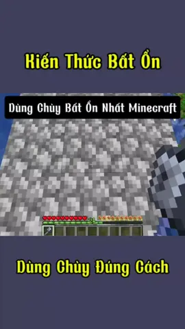 lần dùng chùy bất ổn nhất mineccraft #Minecraft #xuhuong 