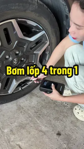 Bơm lốp dung lượng cao sẵn dây có đầu chuyển đổi  #bomlopoto #denpin #sacduphong #xuhuong #thuythothe 