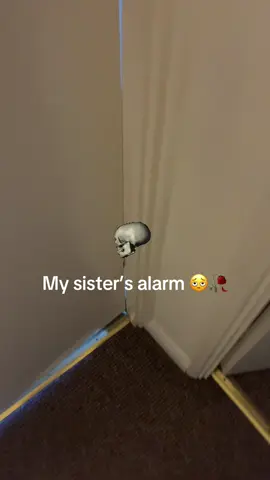 My sister’s alarm is crazy @Nie_martynaa #fyp #viral #funny #blowup #alarm