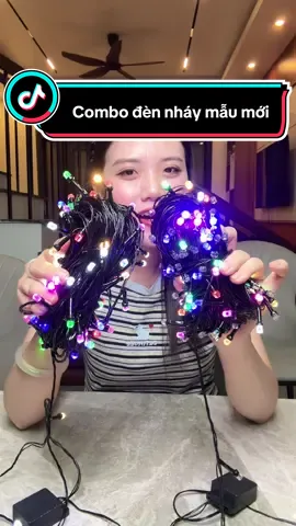 Combo đèn nháy mẫu mới vân kim cương với nhiều chế độ nháy đèn 😍😍😍#dennhay #dennhaytrangtri #dennhaytrangtritet #tiktokshop #xuhuongtiktok 