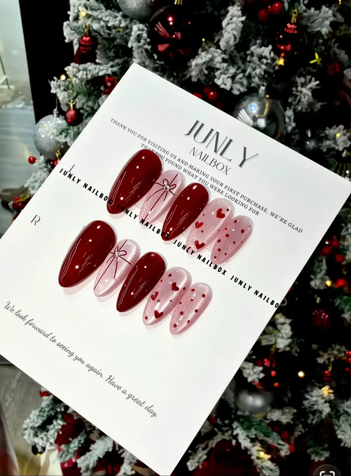 Đang lên dần nail tết nhoa #junlynailbox #nailboxthietke #nailbox #nailboxtet2025 #xuhuongtiktok 