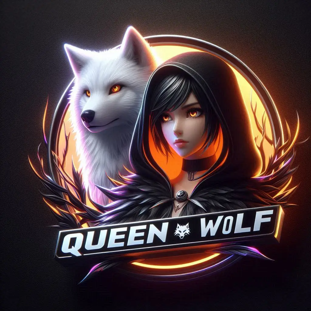 WALLPAPER LOGO👑  #wolf #queen #king #art #pyfツviral 
