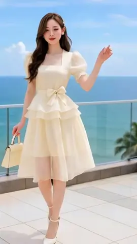 Dầm dự tiệc dáng xoè sếp tầng siêu xinh #dam #damthietke #damxinhdutiec #damxinh 