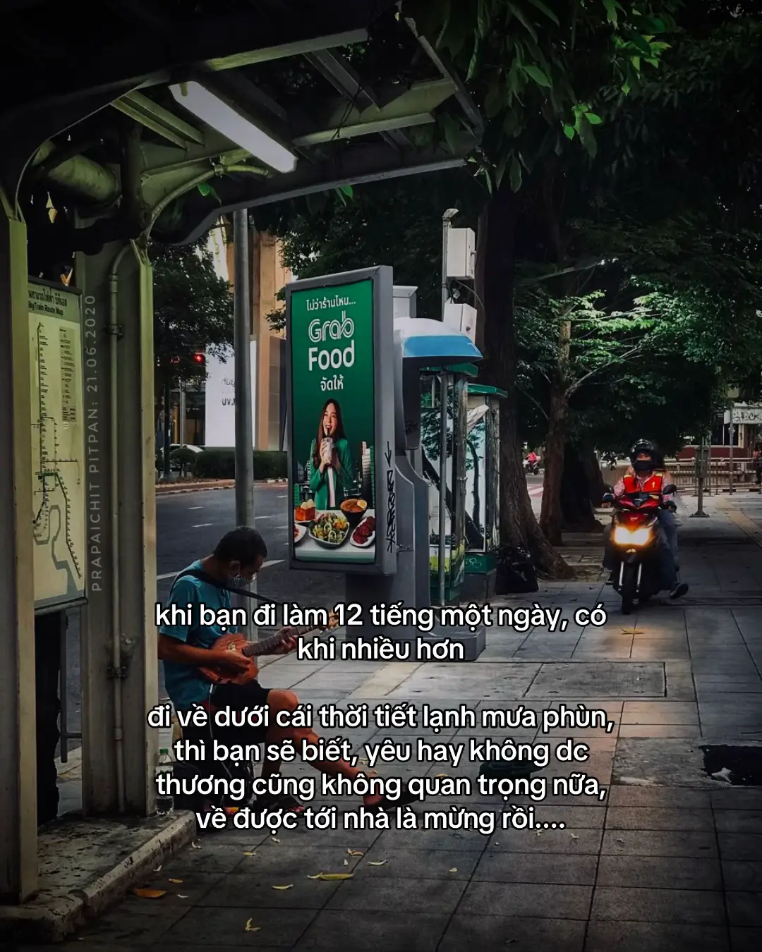 khi bạn đi làm 12 tiếng một ngày, có khi nhiều hơn đi về dưới cái thời tiết lạnh mưa phùn, thì bạn sẽ biết, yêu hay không dc thương cũng không quan trọng nữa, về được tới nhà là mừng rồi....#fyp #tamtrang #viral #buon_tam_trang #str 