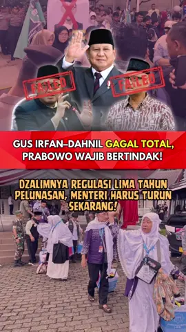 Air mata jamaah terus menetes, sementara Kemenhaj sibuk membuat aturan yang makin menjerat umat. Sudah cukup! Jangan biarkan tamu Allah dipermainkan oleh kebijakan dzalim yang merampas hak mereka. Umat menunggu keadilan, bukan drama regulasi. Saatnya Prabowo turun tangan—ganti Menteri dan Wamenhaj sebelum lebih banyak korban berjatuhan! #layananhajiburuk  #PrabowoBertindak #SelamatkanHaji2026 #CopotMenteriDzalim #UmatLawanKebijakanSesat