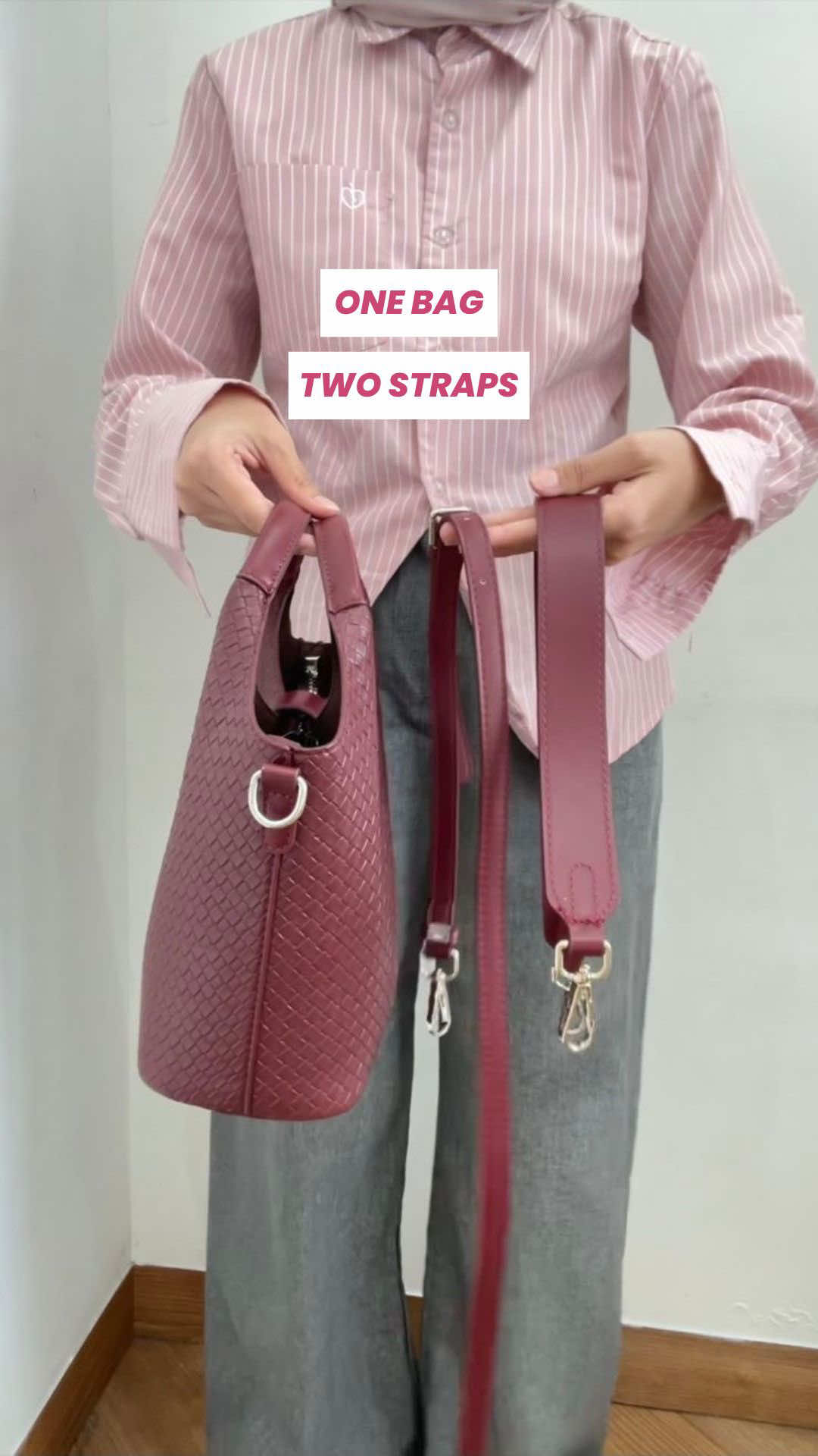 One bag, two straps (reta bag)❤️ #JimsHoney #WIBGAJIAN #PromoGuncang1111 #GajianSale #taswanita 