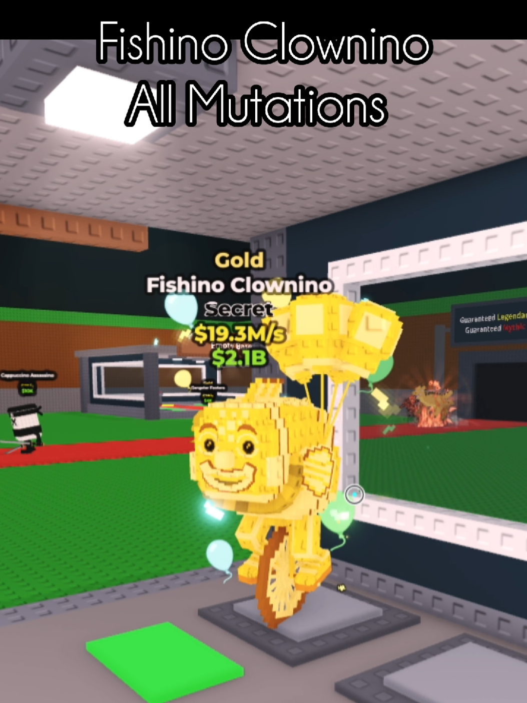 NEW FISHINO CLOWNINO ALL MUTATIONS 😱 #robloxedit #stealabrainrot #brainrot #roblox #fishinoclownino 