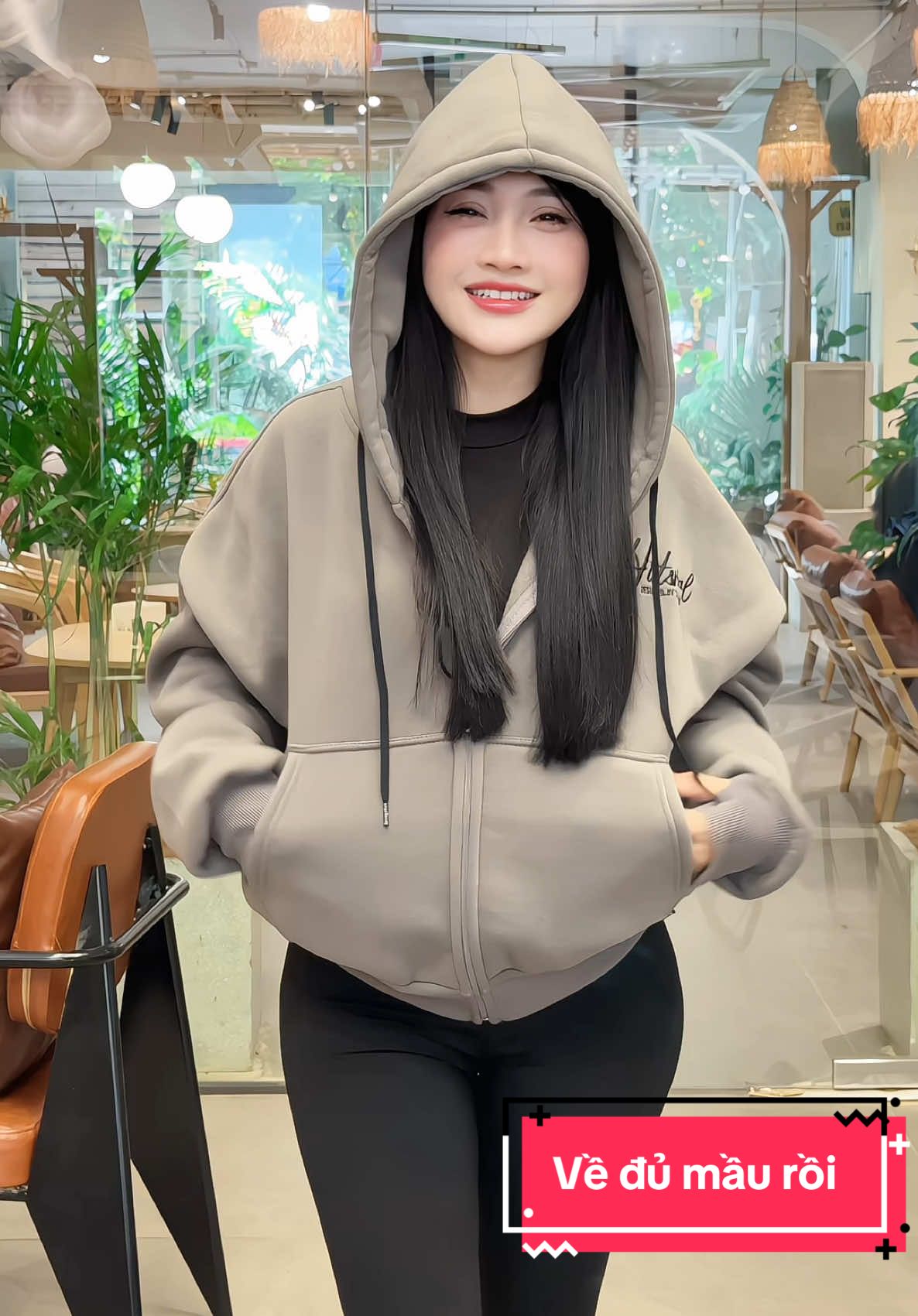 Áo khoác nỉ mũ fom to về đủ mầu rồi #xuhuong #thethao #aokhoac #aoni 