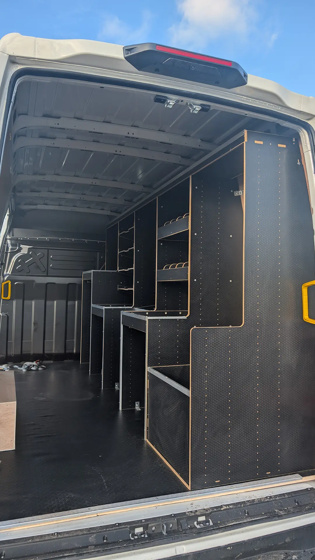 Sunday swipe! Big, small and everything in-between! From bespoke to set designs, we do it all. #vanracking #vans #racking #tradesman #yokevans #electrician #plumber