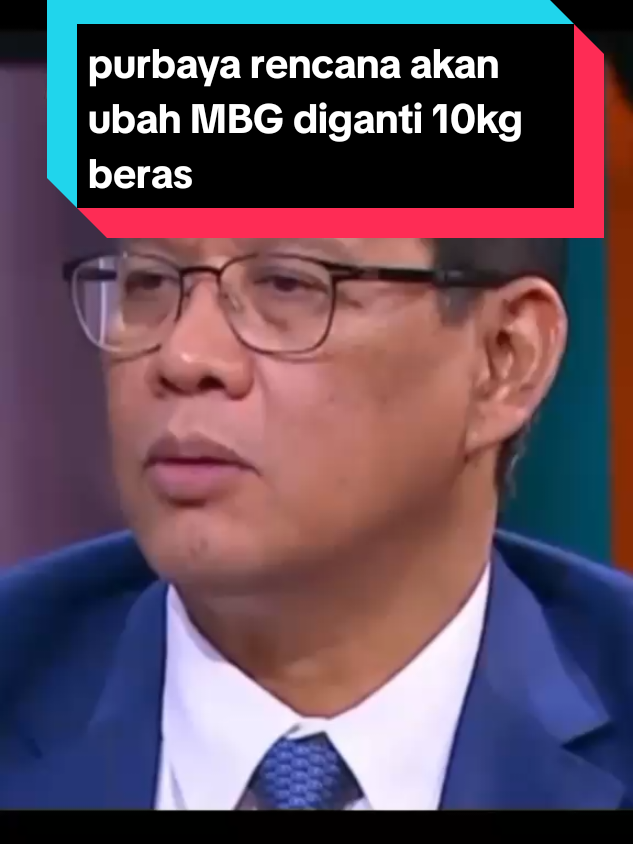 #purbaya rencana akan ubah MBG diganti 10kg#beras 