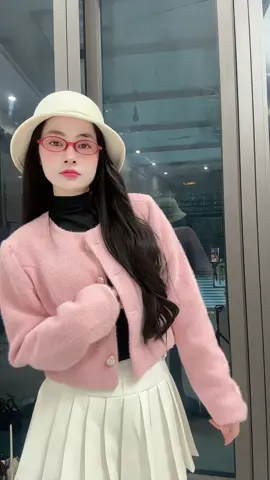 Áo Khoác Dạ Lông Thỏ