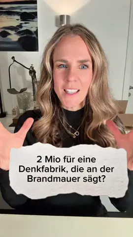 Warum fließen bis zu 500.000 € Steuergeld im Jahr an eine Denkfabrik, deren führende Köpfe öffentlich darüber sprechen, die Brandmauer zur AfD zu lockern? Beschlossen in der Bereinigungssitzung, ohne Ausschreibung, ohne öffentliche Begründung. R21 inszeniert sich als „neue Bürgerlichkeit“, liefert aber kulturkämpferische Texte, Eliten-Narrative und politische Annäherungspunkte nach rechts. Wir erinnern uns an die 551 Fragen von CDU/CSU an NGOs: Wenn Neutralität für NGOs angeblich Pflicht ist – warum gilt diese geforderte Neutralität nicht für diese staatlich geförderte Denkfabriken? Wie seht ihr das?  #Politik #Demokratie #R21 #KlartextMitLilly #Brandmauer 
